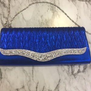 Blue women’s clutch